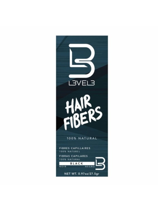 FIBRAS CAPILARES NEGRO 100 % NATURAL 27,5G - L3VEL3