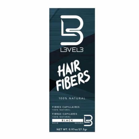 FIBRAS CAPILARES NEGRO 100 % NATURAL 27,5G - L3VEL3