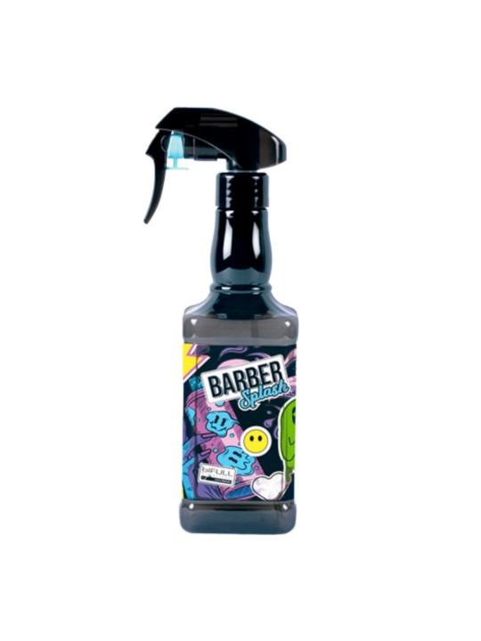 PULVERIZADOR BARBER SPLASH BLACK 500ML - BIFULL