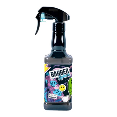 PULVERIZADOR BARBER SPLASH BLACK 500ML - BIFULL