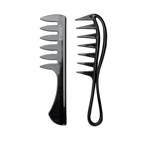 SET DE 2 PEINES NEGROS PROFESIONALES - L3VEL3