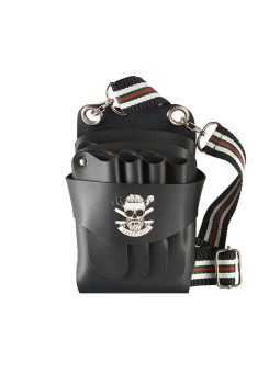 CARTUCHERA NEGRA HIPSTER MAN SKULL - BIFULL