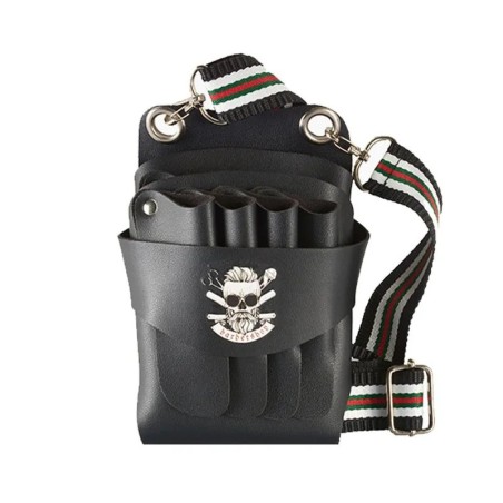 CARTUCHERA NEGRA HIPSTER MAN SKULL - BIFULL