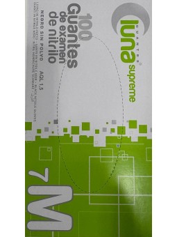 GUANTES DE NITRILO NEGROS