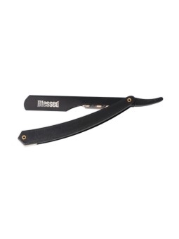 NAVAJA DE CARRIL MANGO PLASTICO NEGRO BLESSED